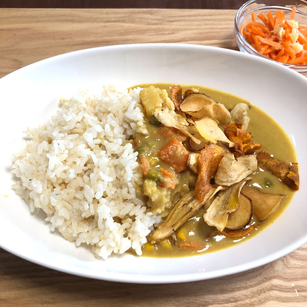 国産野菜チップスのサクッチのアレンジレシピ