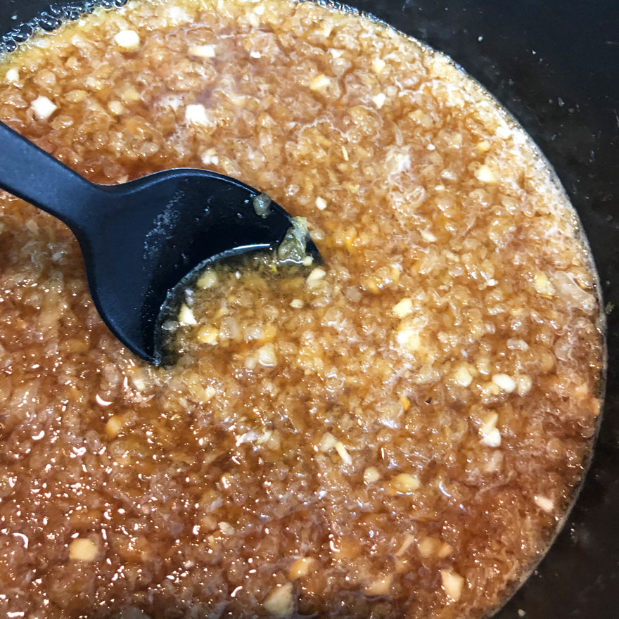 りんごの焼肉のたれ