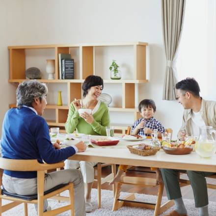 家族でご飯