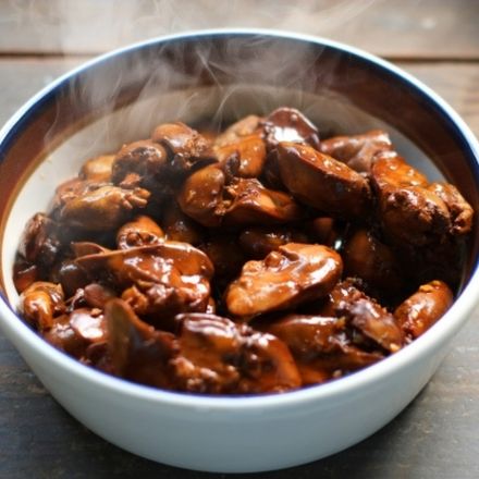 鶏レバーの生姜煮